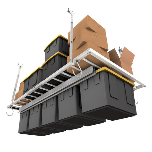 4 X8' Ceiling Storage Platform – Stationary Combo, 1,000lbs Capacity