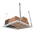 Stationary Ceiling Storage Platform - 400 lbs Capacity, 20-40” Drop (4x4 ft)